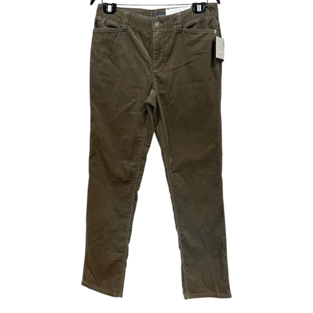 Liz Claiborne olive green light  corduroy jeans pants new with tags size 8